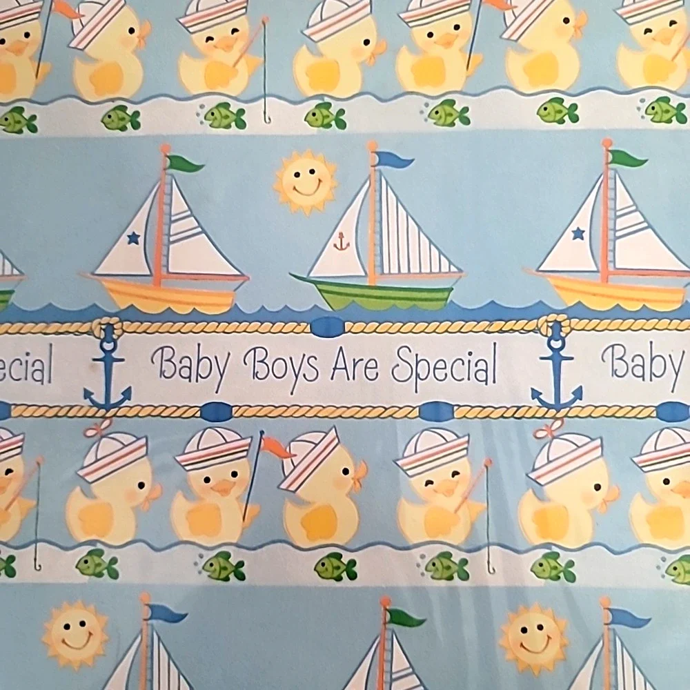 Lot Of‎ 7 Vtg Wrapping Paper/Gift Wrap-Wedding-Baby Shower-Any Occasion